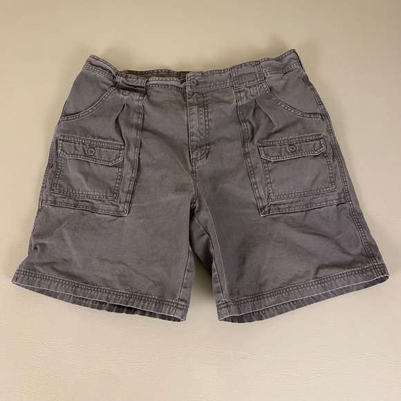 Cabela's Cargo Shorts Men's Size 38 Gray Relaxed Fit‎ Utility Outdoor Cotton - Picture 1 of 13